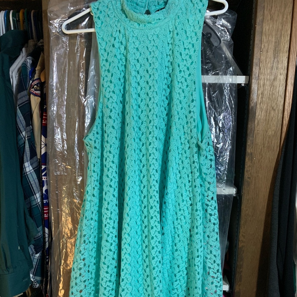 Teal dress
